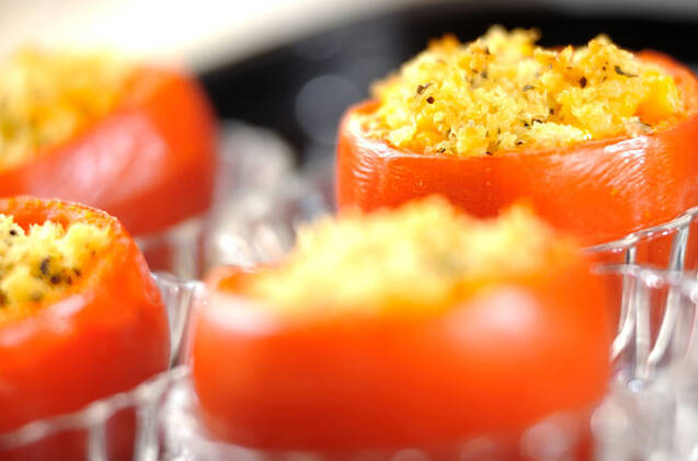 トマトのコーンマヨ焼きの作り方の手順7
