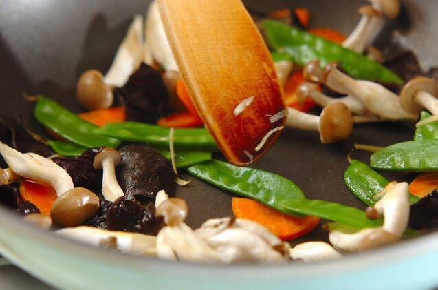 イカのオイスター炒めの作り方の手順9