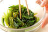 ほうれん草のカラシ和えの作り方の手順2