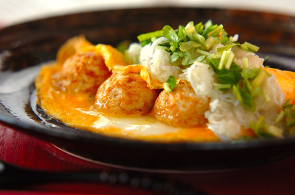 和風みぞれオムたこ焼き