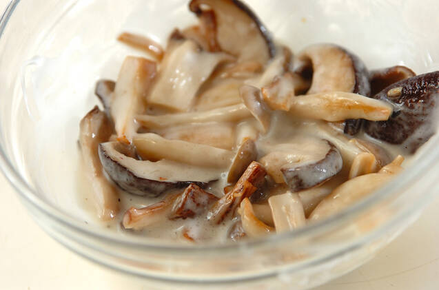 キノコのマリネの作り方の手順2
