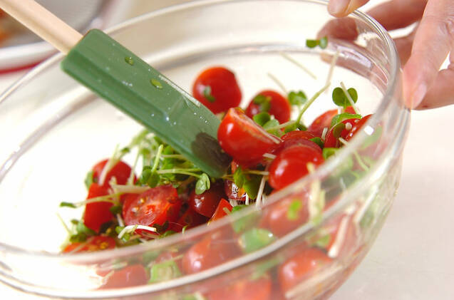 プチトマトサラダの作り方の手順6