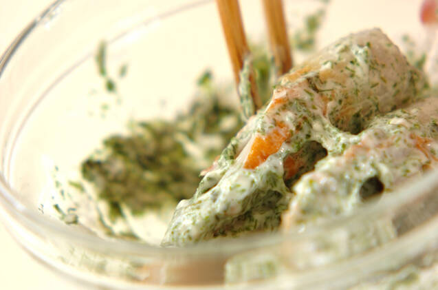 ちくわの磯辺焼きの作り方の手順2