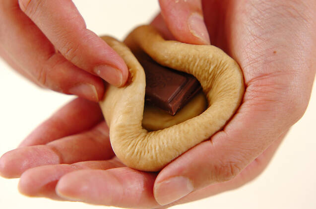 カフェオレ＆チョコバナナパンの作り方の手順12