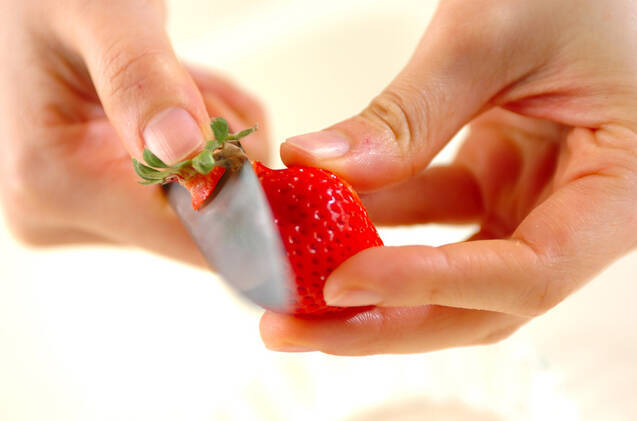 イチゴの作り方の手順1