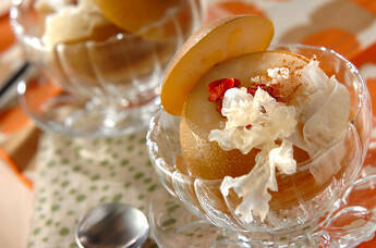 梨と白キクラゲのデザート