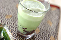 抹茶豆乳ドリンク