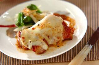 こってり！やわらかチキンのチーズ照焼き