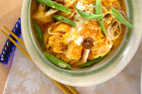 油揚げの卵とじ