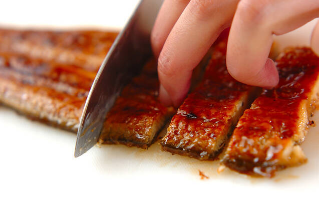 ウナたま素麺チャンプルーの作り方の手順1