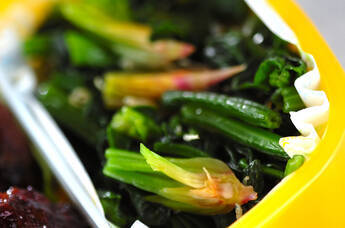 ホウレン草のジャコ和え