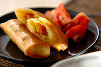 カレー風味のポテト春巻き