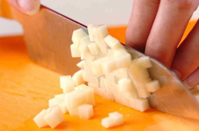 シーフードクリームスープの作り方の手順1