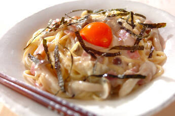 クリーミー湯葉パスタ