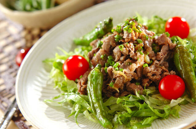 牛肉の甘辛みそ炒め