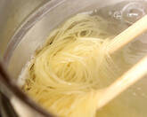 生ウニのスープスパゲティの作り方4