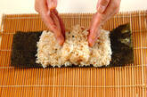 くまさんデコ巻き寿司の作り方3