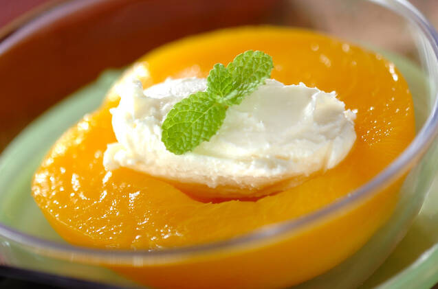 サワークリーム黄桃