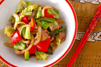 豚肉と野菜のみそ炒め