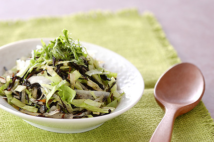 ヒジキとレタスのサラダ