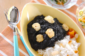 豆腐の黒カレー