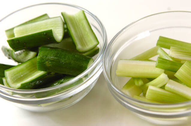 キュウリのピクルスの作り方の手順1