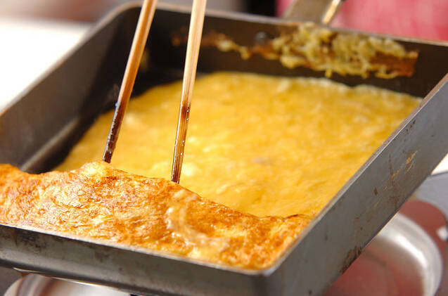 長芋入り卵焼きの作り方の手順3