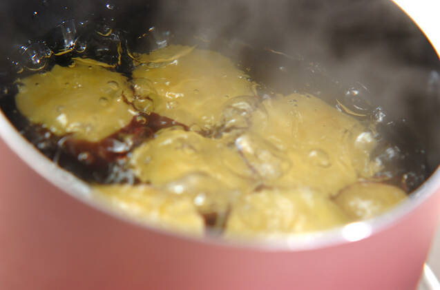 自然な甘み！サツマイモのほっくり煮の作り方の手順2