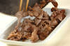 牛肉とカボチャのナッツ炒めの作り方の手順6