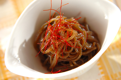 糸コンニャクのすき焼き風 副菜 レシピ 作り方 E レシピ 料理のプロが作る簡単レシピ