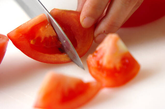 がりトマトの作り方の手順1