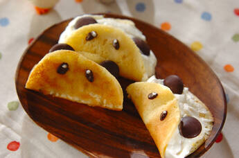 パンダのオムレツケーキ