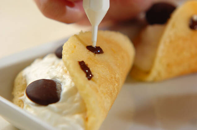 パンダのオムレツケーキの作り方の手順9