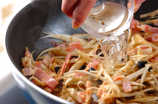 ゴボウのパスタの作り方の手順10