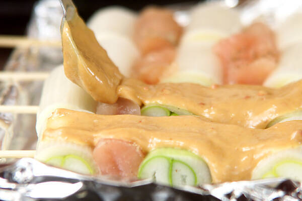 ささ身ゴママヨ焼の作り方の手順2