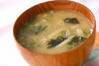 モヤシとワカメのスープの作り方の手順