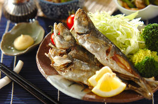 小アジのカリッと唐揚げ