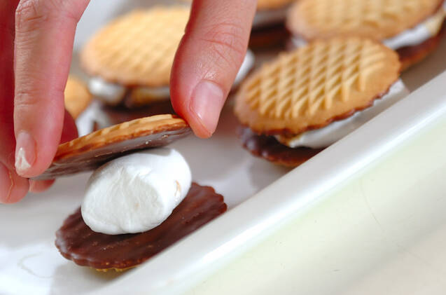マシュマロサンドクッキーの作り方の手順1