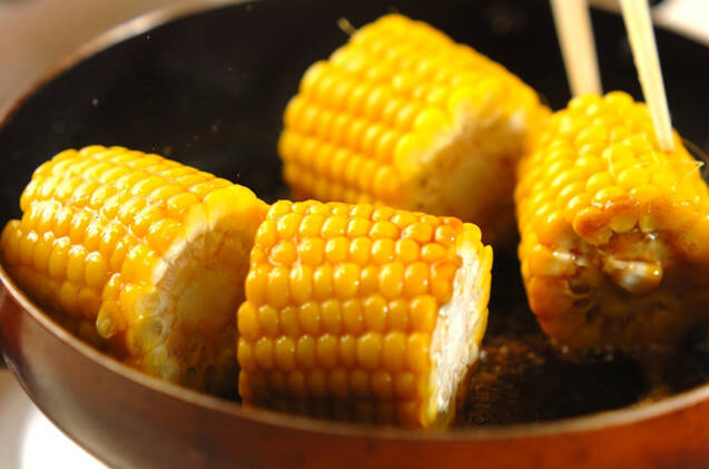 コーンのバターじょうゆがらめの作り方の手順3