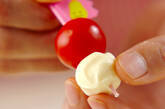 プチチーズ＆トマトの作り方1