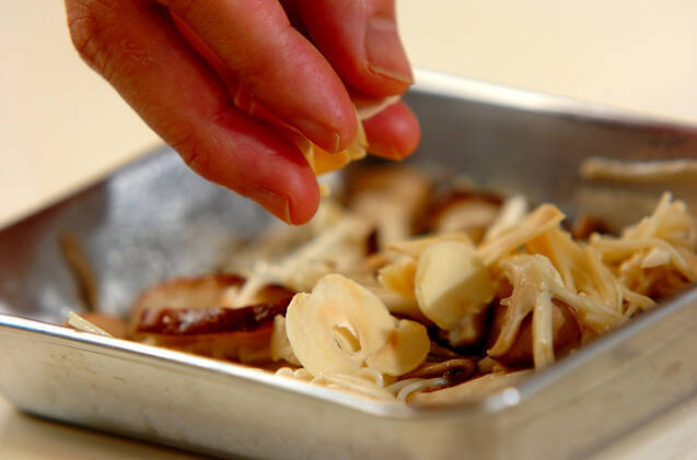 キノコのイタリアンマリネの作り方の手順3