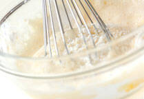 ハモのベニエ・野菜のマリネ添えの作り方の手順6