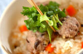 肉団子の炊き込みご飯の作り方7