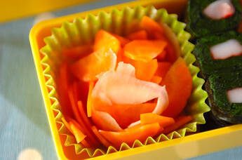 ニンジンの甘酢ショウガ漬け