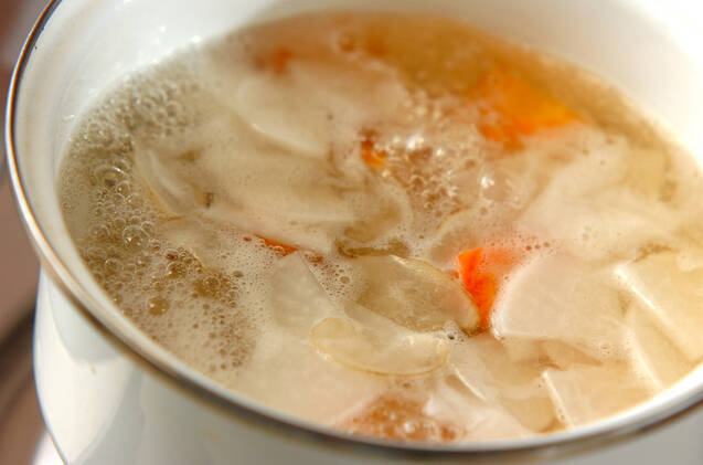 やわらか小芋の豚汁の作り方の手順6