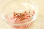 甘酒桜パンの下準備1