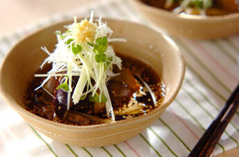 レンジで簡単!ナスのゴマ煮浸し by 中島 和代さん