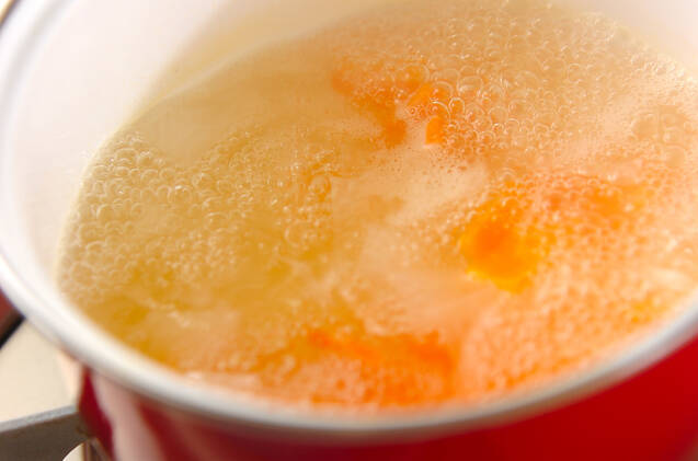 サンマのみそ汁の作り方の手順2