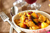 秋色チキンソテー