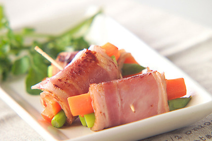 アスパラのベーコン巻き